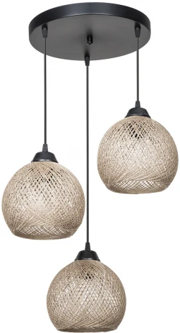 Подвесной светильник TopLight Lizbeth TL1612R-03BG (220V, на проводе, шарики)