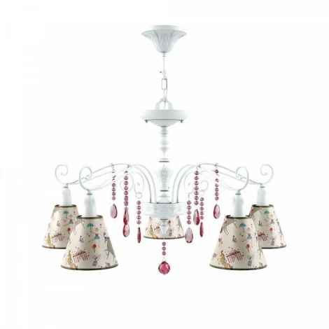 Люстра подвесная Provence 16 E4-05-WM-LMP-O-14-CRL-E4-05-PK-DN