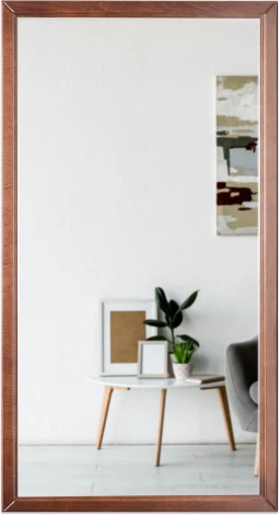 Зеркало настенное Артемида средне-коричневый 77 см х 46, 5 см от фабрики Mebelik