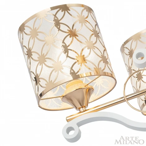 Подвесная люстра Arte Milano Florentia-3097 303097/3 Wh/Gd (220V, на цепи)