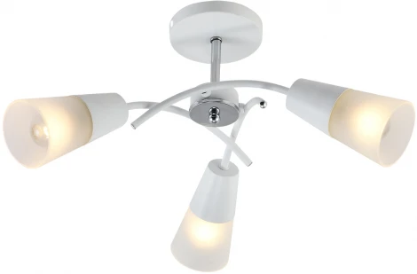 Потолочная люстра на штанге Escada Calla 1109/3P White Е14*40W White/Chrome (220V)