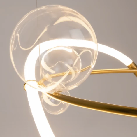 Подвесной светильник с гибким неоном Maytoni Oasis MOD289PL-L53BS3K (LED, 220V, на тросе)