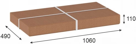 Вешалка костюмная В 6Н светло-коричневый Mebelik арт.003656