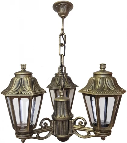 Уличный светильник подвесной Fumagalli Anna E22.120.S30.BXF1R (220V, на цепи, под старину, IP44)