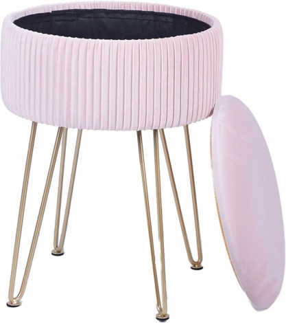 Пуф Астор светло-розовый Stool Group арт.УТ000039498