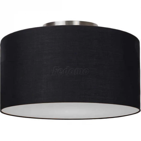 Люстра потолочная Артпром Crocus, 1 плафон, никель, черный с белым
