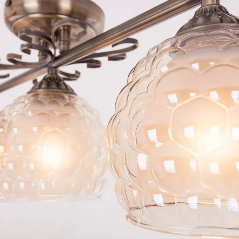 Потолочная люстра IDLamp Bella 285/X3PF-Oldbronze