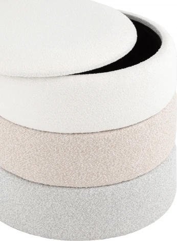 Пуф с ящиком Hive XS букле бежевый, Stool Group