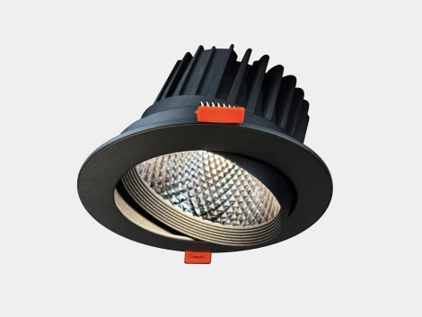 Светильник светодиодный потолочный встраиваемый наклонный черный 18Вт 4000К DesignLed DL-KZ KZ-2-DLW-18-NW