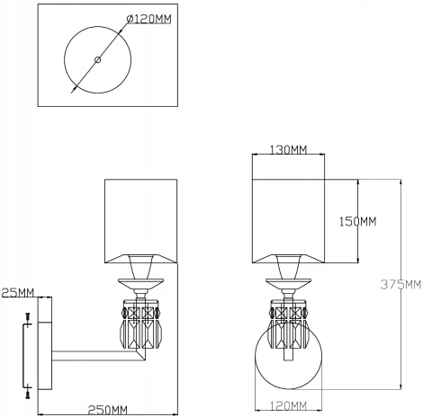 Бра Moderli Slam V2690-1W