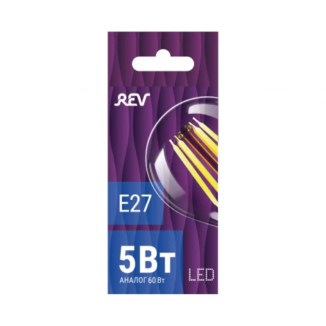 Лампочка светодиодная филаментная REV 32481 2