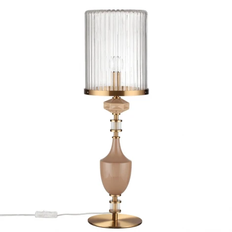 Настольная лампа с выключателем Odeon Light Terra 5414/1TA античная бронза/терракот/бежевый/металл/керамика E14 1*40W