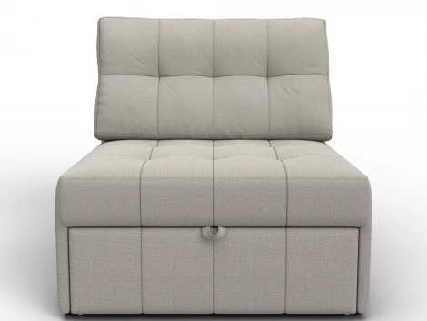 Кресло-кровать Лига-107 (80) (ЛДСП,Брус,Фанера,Рогожка/Бежевый) Лига Диванов 134890