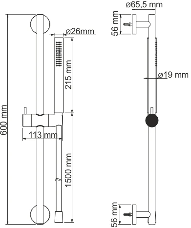 Душевой гарнитур Wasserkraft A142