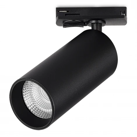 Трековый светильник однофазный светодиодный черный LED 1*10W 220V ST Luce Base ST382.436.10