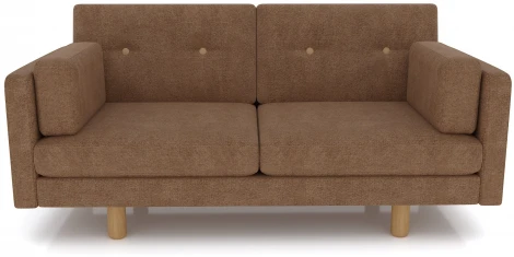 Диван Arsko Ингвар М коричневый велюр