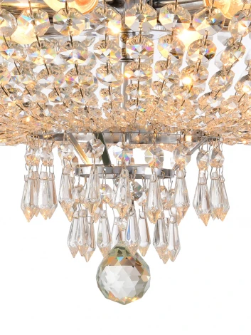 Потолочная люстра Natali Kovaltseva Rococo 81407/6C CHROME