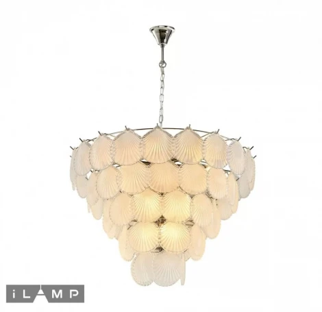 Подвесная люстра каскадная iLamp Soho P2546-18 NIC (220V, на цепи)