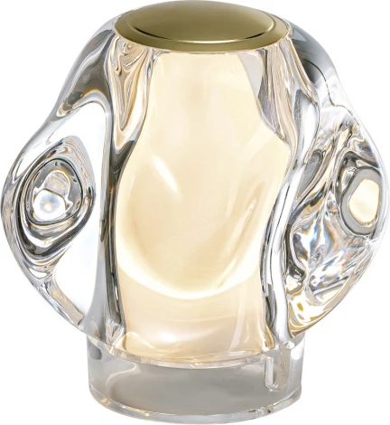 Настольная лампа Odeon Light Jemstone 5085/2TL золото/прозрачный/металл/акрил 4000K 120Лм LED 2W (регулировка яркости, 220V, диммер, сенсорный выключатель)