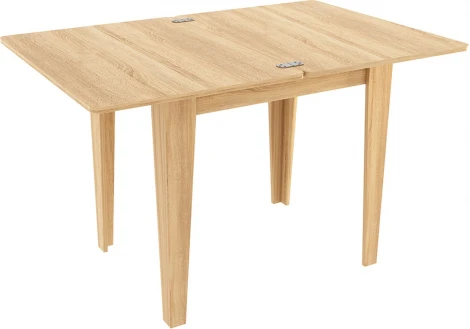 Стол обеденный раскладной Фантазия, цвет дуб сонома Mebelson (арт.KM-0216.1544)