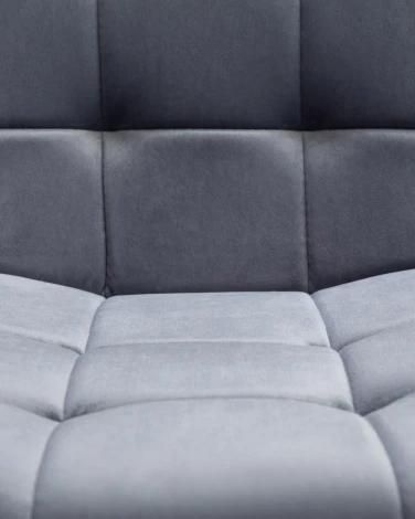 Стул обеденный CHILLY (Серо-голубой Holland 14, основание черное)