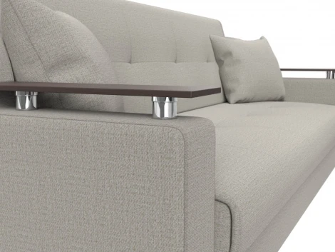 Диван-книжка Сенатор (Бежевый/Рогожка) Лига Диванов арт.121571