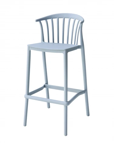 Стул полубарный Campo пластик голубой Stool Group арт.УТ000039942