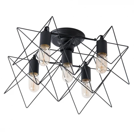 Потолочная люстра Arte Lamp Tela A6048PL-5BK