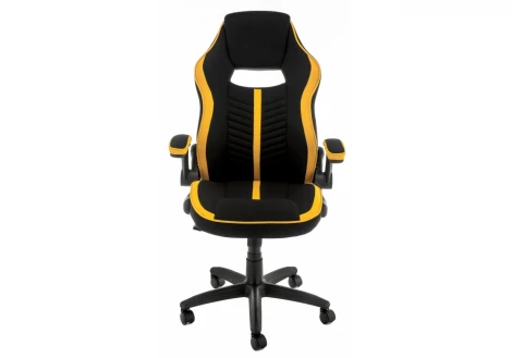 Компьютерное кресло Woodville Plast черное / желтое 11322