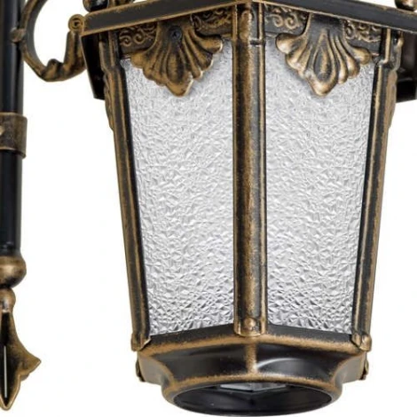 Настенный фонарь уличный Кузнечное дело Ретро 35-001-ЧЗ (220V, ковка, под старину, IP54)