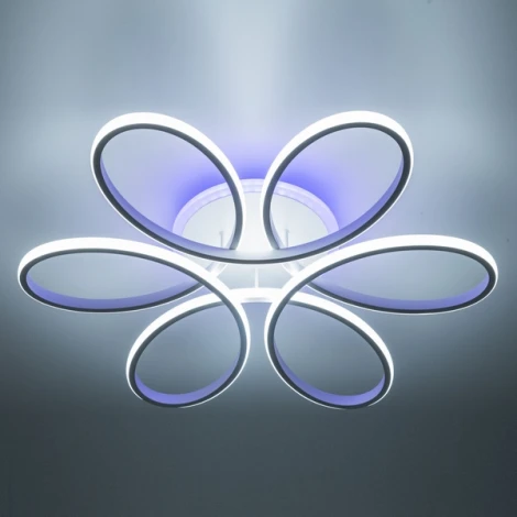 Потолочная люстра RGB Citilux Сезар Смарт CL233A170E (LED, 220V, умный дом - Алиса, Маруся, Сири, цветы)