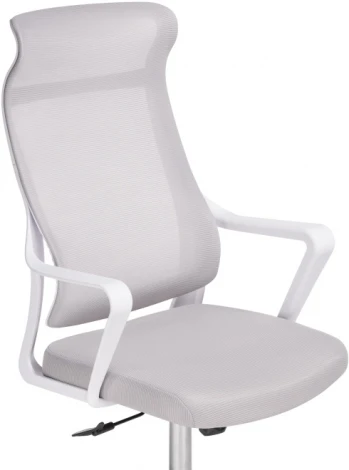 Компьютерное кресло Woodville Rino light gray / white 15632