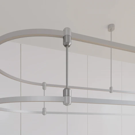 Коннектор жесткий с питанием ART-APRIORI-CON-ROD-A-L260-POWER (TN, вертикальный) (Arlight, IP20 Металл) 047822 (48V)