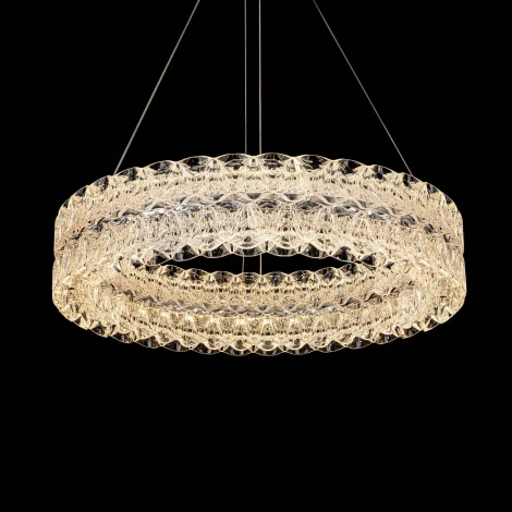 Подвесная люстра светодиодная с пультом с регулировкой цветовой температуры Modelux ML.8185.600 CR