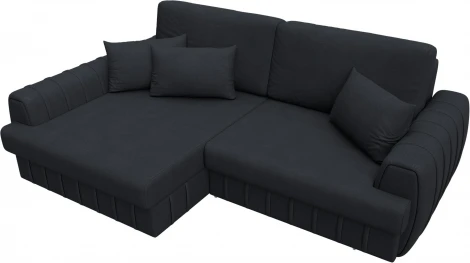 Диван угловой Лига-057 НПБ угол левый Лига Диванов (Замша) арт.129282L