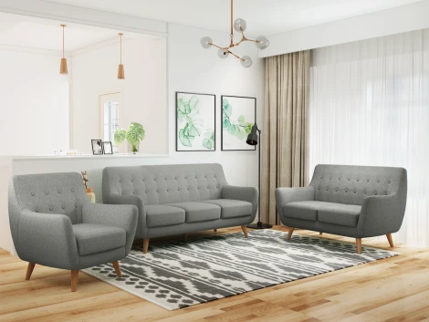 Диван Picasso трехместный бирюзовый