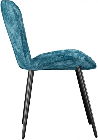 Стул DikLine 303 M19 бирюза, ножки черные арт.00-00073898