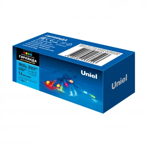 Гирлянда Uniel ULD-S0150-010/STB/2AA MULTI IP20
