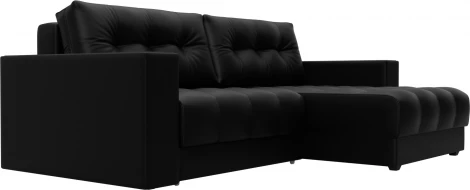 Диван угловой с декором Лига-049 НПБ Лига Диванов (Экокожа) арт.128469