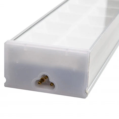 Светильник линейный линейный светодиодный накладной соединяемый, 6500K Uniel ULO-FL120C-100W/6500K/K SILVER LINKABLE