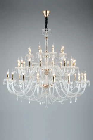 Подвесная большая люстра Aployt Halina APL.811.03.42 (220V, на цепи, свеча)