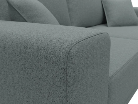 Диван прямой Льюес (Серый/Рогожка) Лига Диванов арт.122673