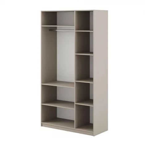 Шкаф распашной с наполнением Арника (7 полок + штанга) ШК 5 (1200), Меланж