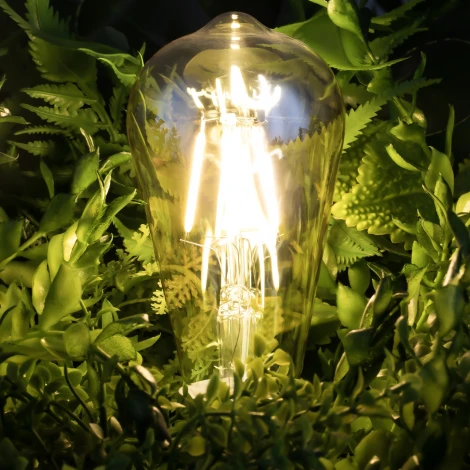 Лампочка светодиодная E27 6 Вт 620 lm 2800K теплое желтое свечение Voltega Loft LED 5526