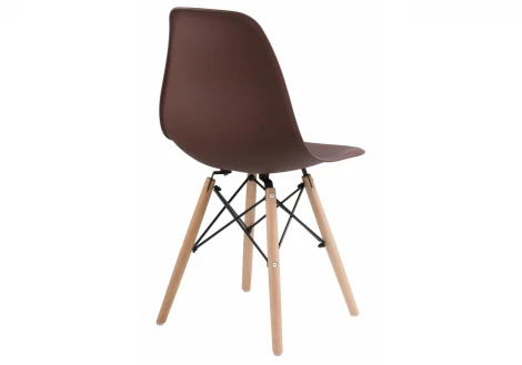 Пластиковый стул Woodville Eames PC-015 brown 11899