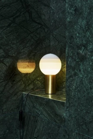 Настольная лампа Dipping Light M белый-матовая латунь Marset A691-452-3515-27K (073544)