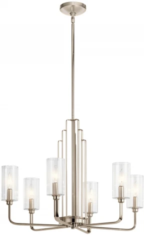 Потолочная люстра на штанге Kimrose QN-KIMROSE6-PN Kichler (220V)