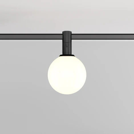 Трековый светильник 5W 48V Maytoni Luna TR208-1-5W3K-B (LED, шар)