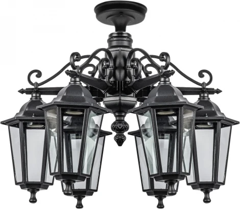 Потолочный светильник уличный Oasis Light PETERSBURG S 79870SA/6/02 Bl (220V, фонарь, IP44)