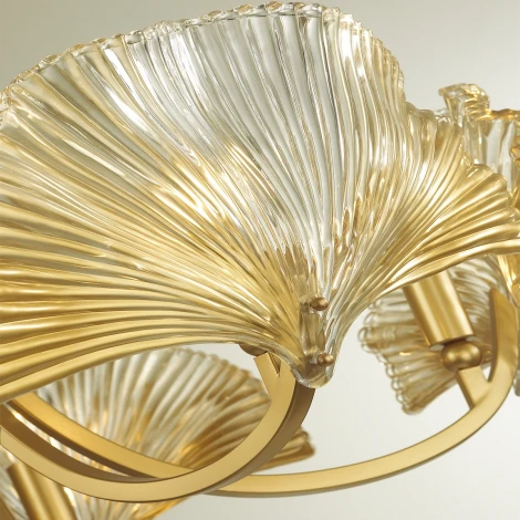 Потолочная люстра Odeon Light Ventaglio 4870/5 (220V, на цепи, листья)